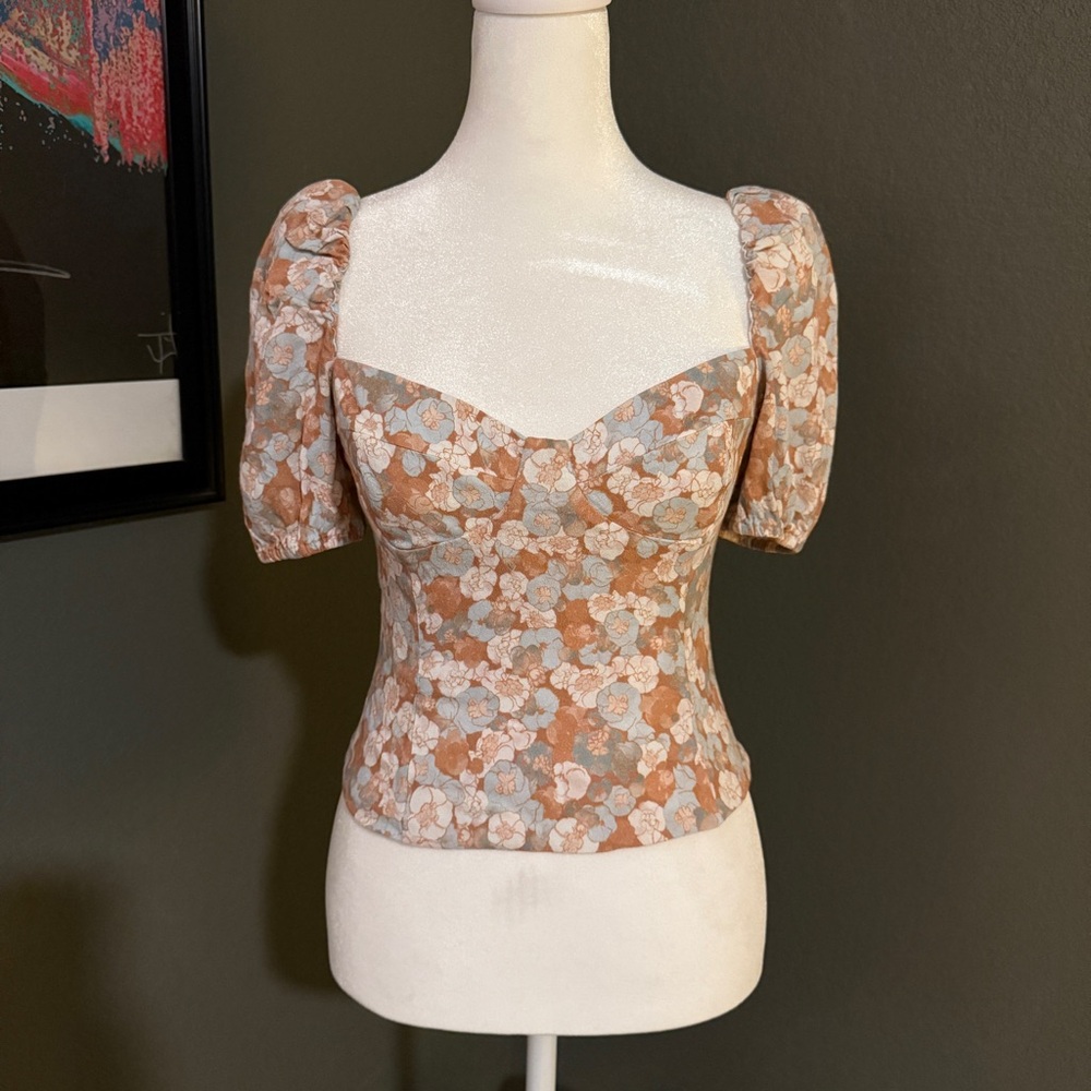 Aritzia Wilfred Novella Blouse – Maplewood (Size Small)